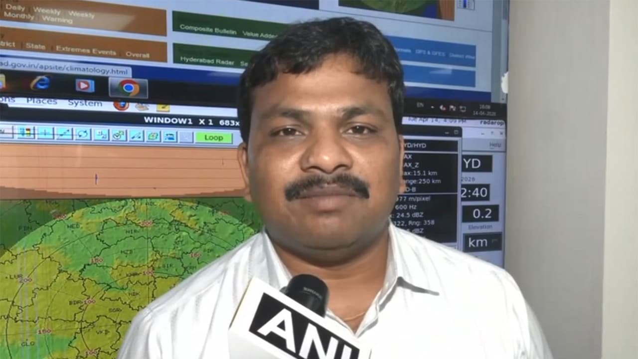 IMD Scientist Dharmaraju (Photo/ANI) IMD Scientist Dharmaraju (Photo/ANI)