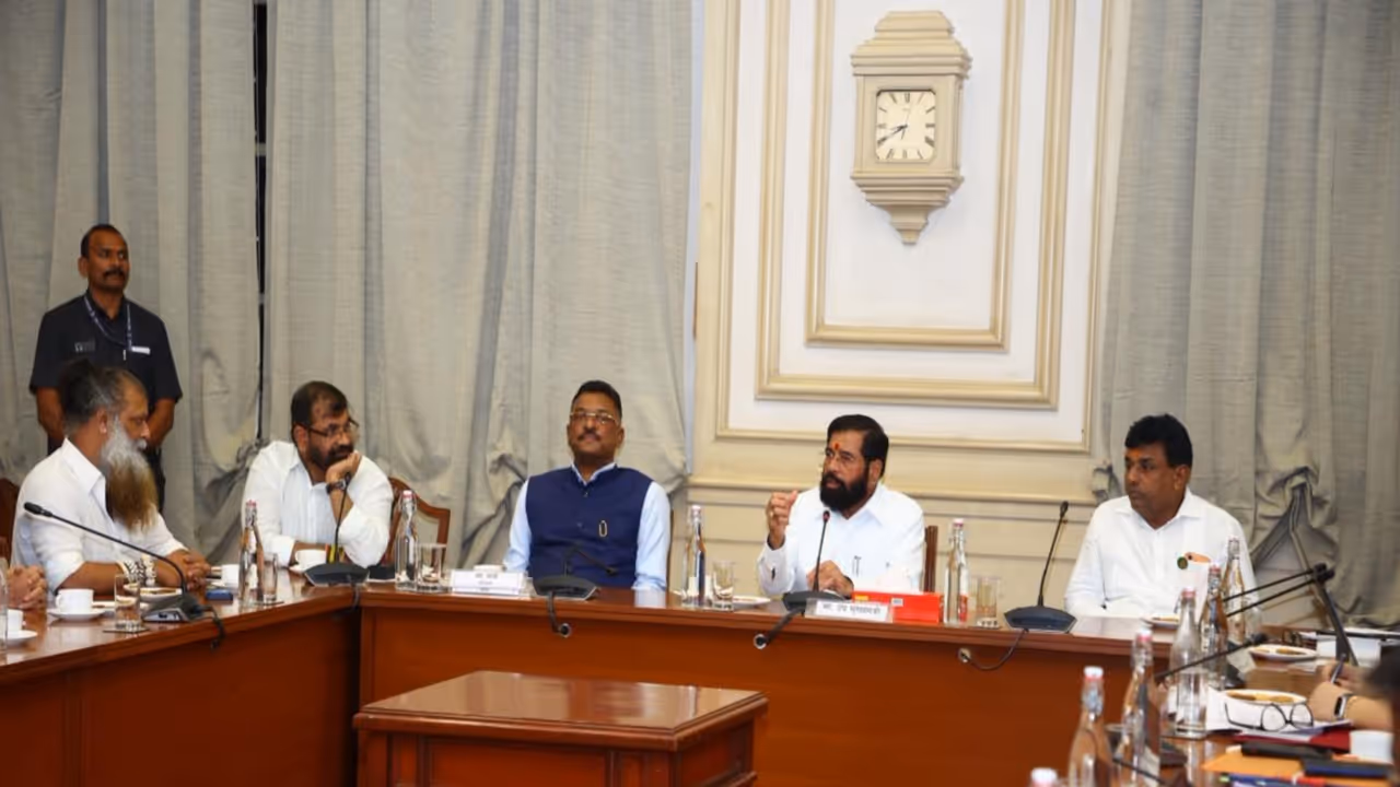 Deputy Chief Minister Eknath Shinde at the meeting (Photo/DCMo) Deputy Chief Minister Eknath Shinde at the meeting (Photo/DCMo)