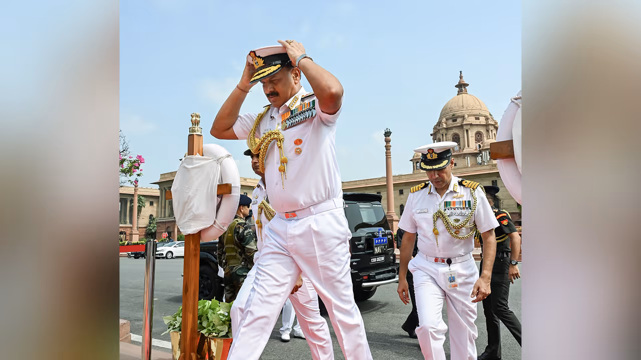 Chief of the Naval Staff (CNS), Admiral Dinesh K Tripathi (File Photo/ANI) Chief of the Naval Staff (CNS), Admiral Dinesh K Tripathi (File Photo/ANI)