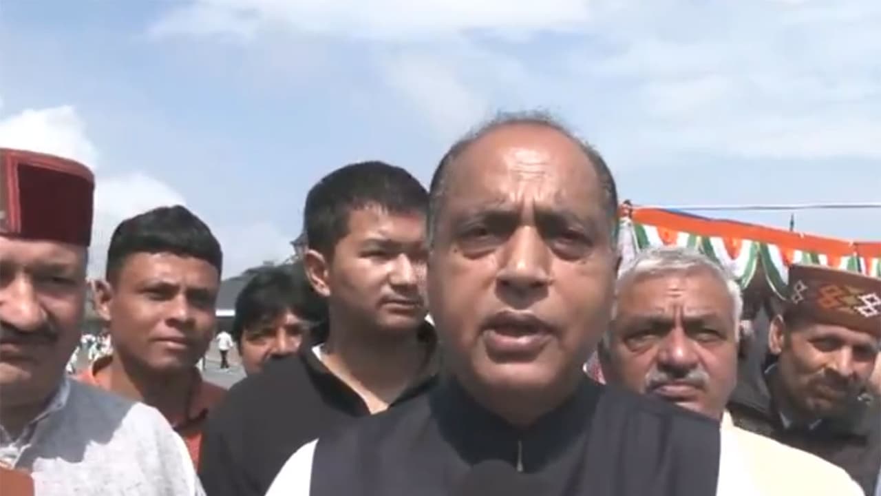 Leader of Opposition and former Chief Minister of Himachal Pradesh Jai Ram Thakur (Photo/ANI) Leader of Opposition and former Chief Minister of Himachal Pradesh Jai Ram Thakur (Photo/ANI)