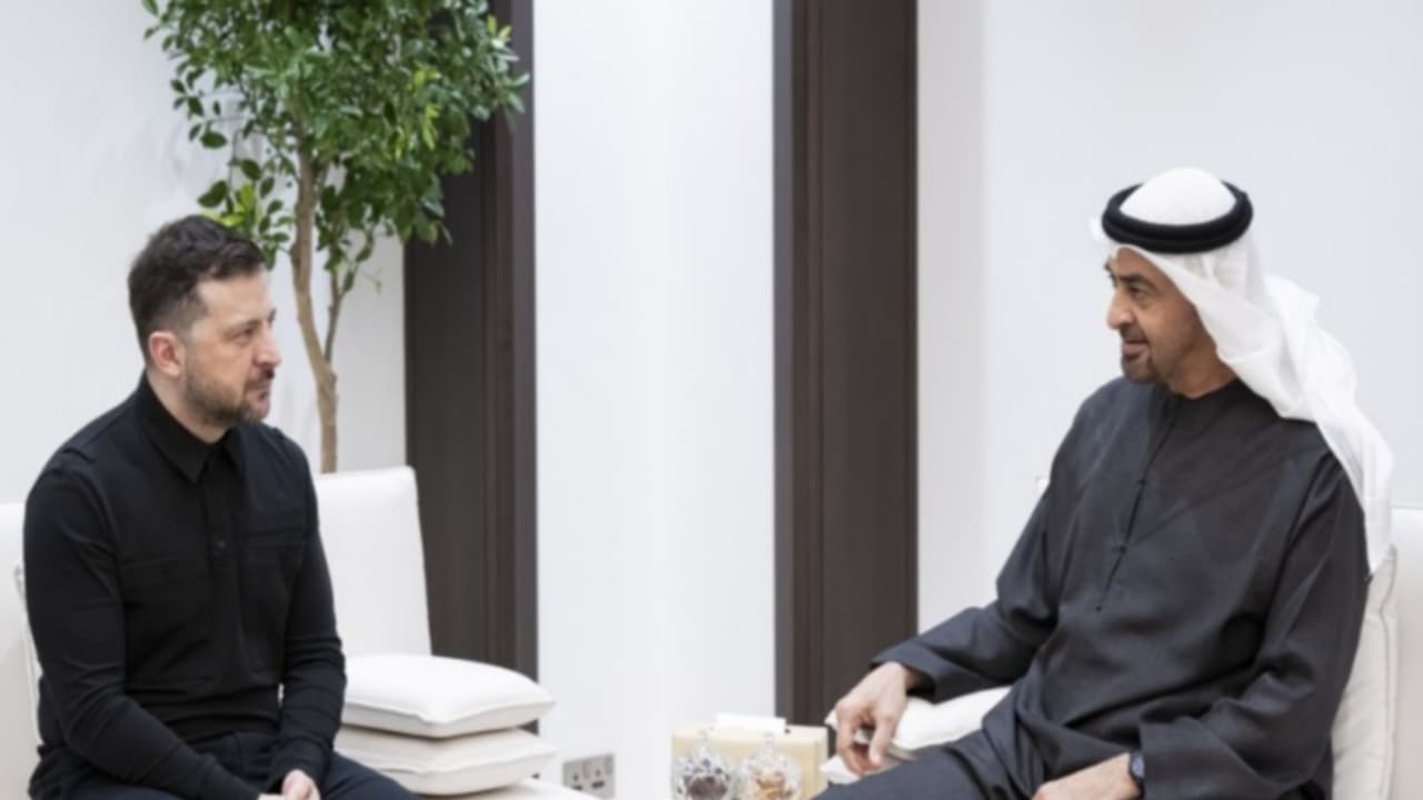 Zelenskyy met with the President of the UAE, Mohamed bin Zayed Al Nahyan (Photo/X@ZelenskyyUa) Zelenskyy met with the President of the UAE, Mohamed bin Zayed Al Nahyan (Photo/X@ZelenskyyUa)