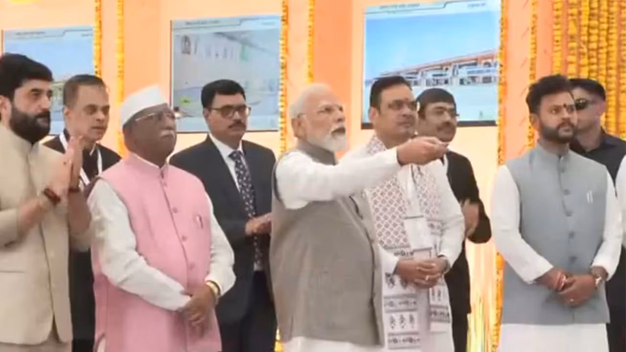 PM Modi inaugurates Jodhpur Airport terminal building (Photo/ANI) PM Modi inaugurates Jodhpur Airport terminal building (Photo/ANI)