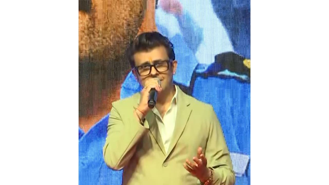 Singer Sonu Nigam (Photo/ANI) Singer Sonu Nigam (Photo/ANI)