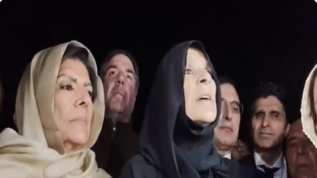 Uzma Khanum, sister of PTI founder Imran Khan, speaks to the media after meeting him at Adiala Jail. (Photo: X/@PTIOfficialUSA) Uzma Khanum, sister of PTI founder Imran Khan, speaks to the media after meeting him at Adiala Jail. (Photo: X/@PTIOfficialUSA)