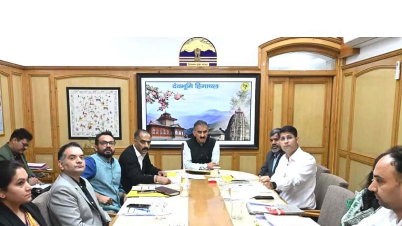 CM Sukhvinder Singh Sukhu at a meeting (Photo/@SukhuSukhvinder) CM Sukhvinder Singh Sukhu at a meeting (Photo/@SukhuSukhvinder)