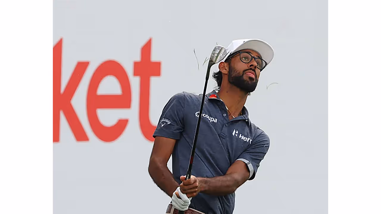 Akshay Bhatia in action during Rocket Classic (Image: PGA) Akshay Bhatia in action during Rocket Classic (Image: PGA)