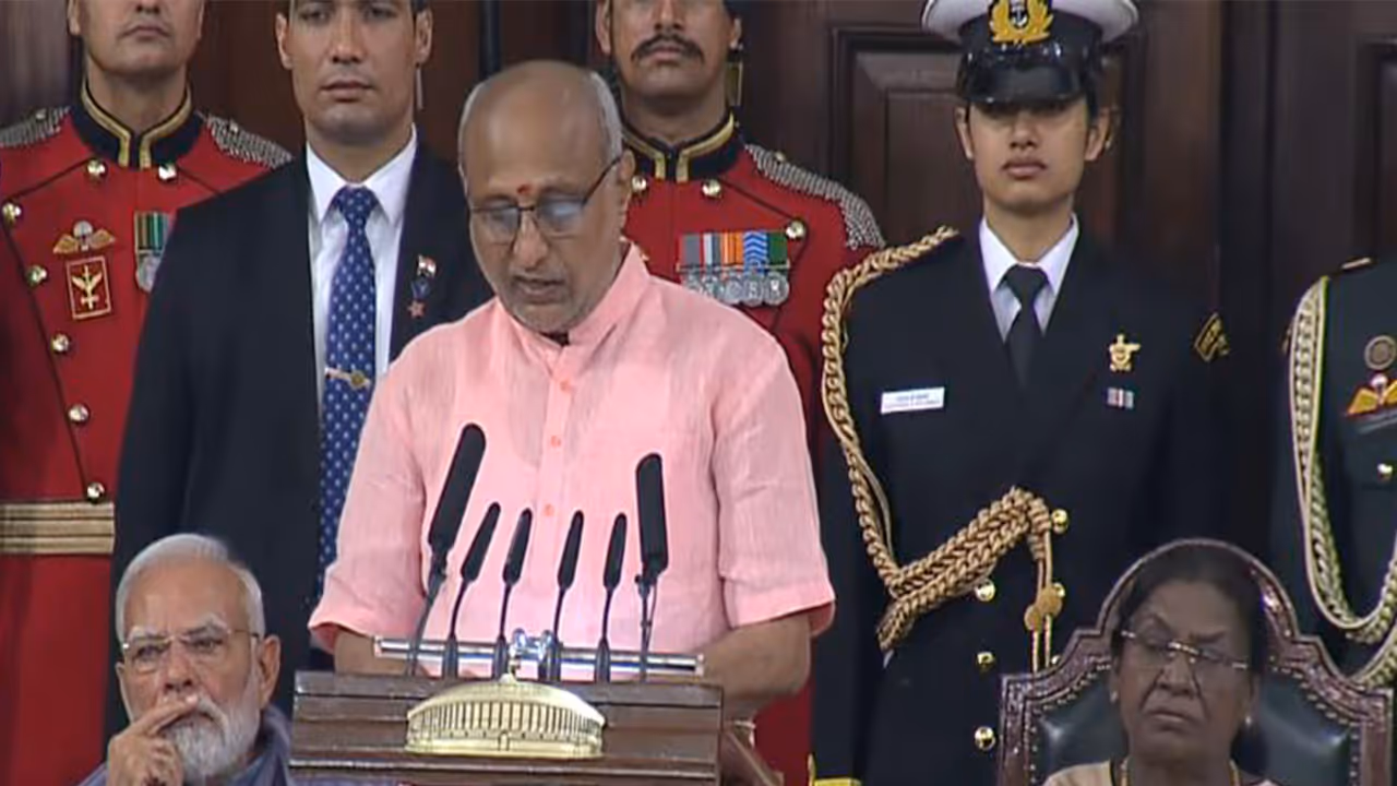 Vice President CP Radhkrishnan (Photo/Youtube@PMO)