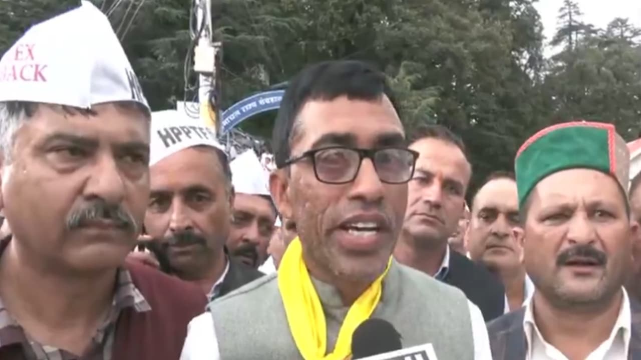 Ramesh Sharma, President, Himachal Pradesh Primary Teachers' Federation (Photo/ANI) Ramesh Sharma, President, Himachal Pradesh Primary Teachers' Federation (Photo/ANI)