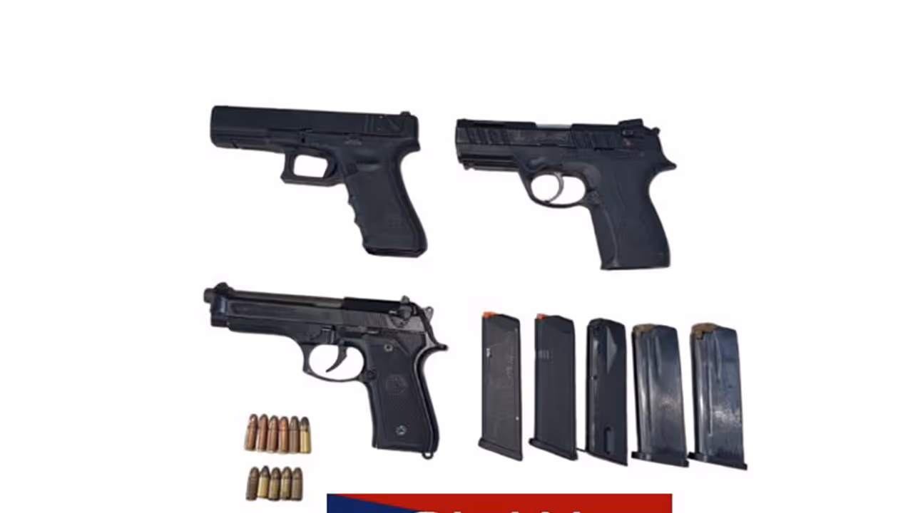 Weapons uncovered from accused Jobanpreet Singh (Photo/Punjab I&PR) Weapons uncovered from accused Jobanpreet Singh (Photo/Punjab I&PR)