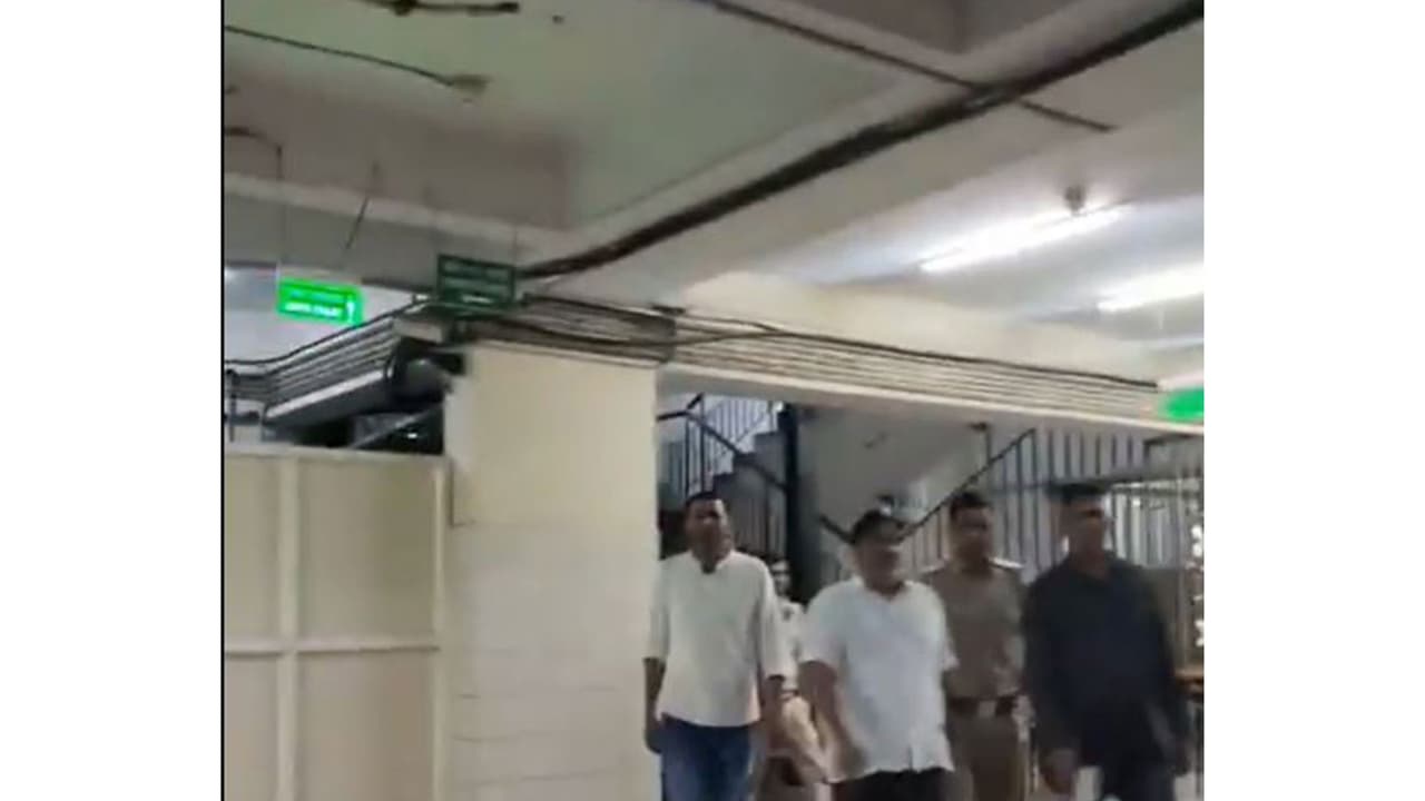Tahir Hussain and other accused persons from Karkardooma Court. (Photo/ANI) Tahir Hussain and other accused persons from Karkardooma Court. (Photo/ANI)