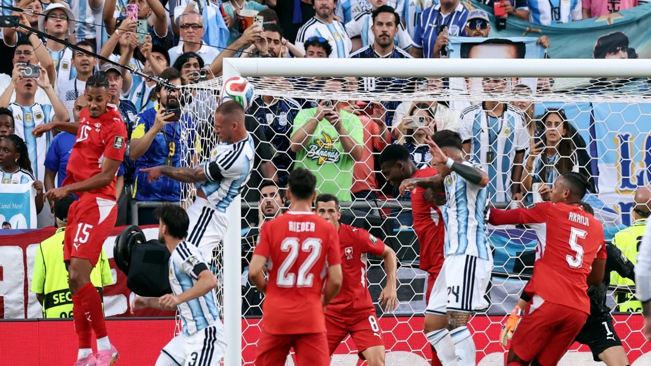 Soccer Football FIFA World Cup 2026 Quarter Final Argentina v Switzerland Kansas City Stadium, Kansas City, Missouri, U.S. July 11, 2026 Argentina's Alexis Mac Allister scores their first goal. (Photo: REUTERS/Amanda Perobelli) Soccer Football FIFA World Cup 2026 Quarter Final Argentina v Switzerland Kansas City Stadium, Kansas City, Missouri, U.S. July 11, 2026 Argentina's Alexis Mac Allister scores their first goal. (Photo: REUTERS/Amanda Perobelli)