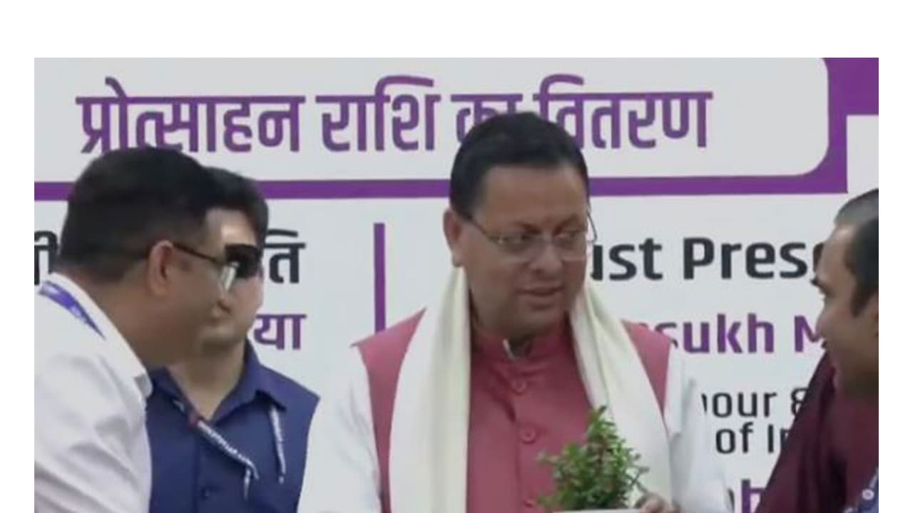 Uttarakhand CM Pushkar Singh Dhami attends 'Viksit Bharat Rozgar Yojana' event (Photo/ANI) Uttarakhand CM Pushkar Singh Dhami attends 'Viksit Bharat Rozgar Yojana' event (Photo/ANI)