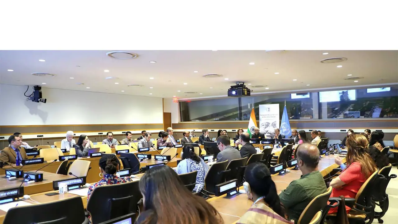 India's Permanent Representative to the United Nations Harish Parvathaneni adressing the event at UN (Photo/X@AmbHarishP) India's Permanent Representative to the United Nations Harish Parvathaneni adressing the event at UN (Photo/X@AmbHarishP)