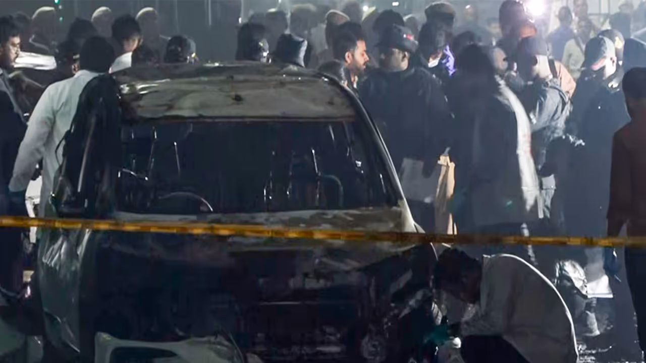 Visual from the blast site (Photo/ANI)