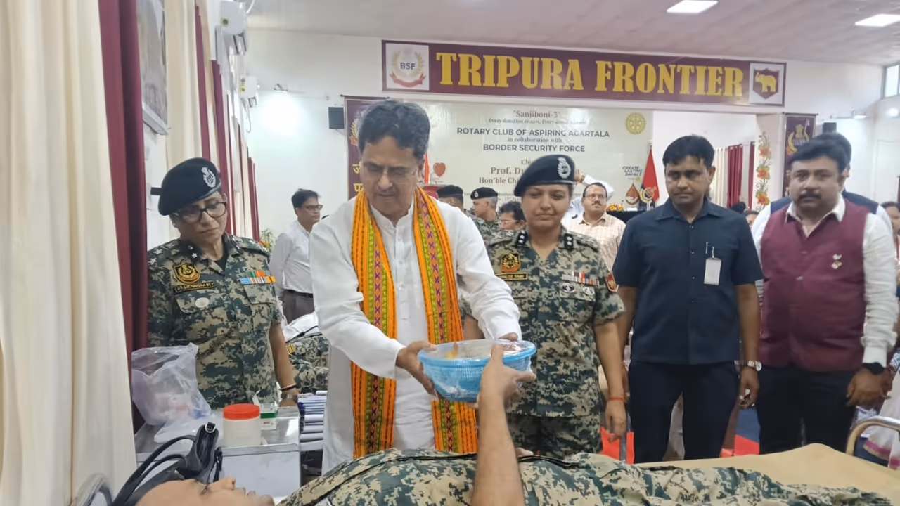 Tripura Chief Minister Manik Saha (Photo/ANI) Tripura Chief Minister Manik Saha (Photo/ANI)