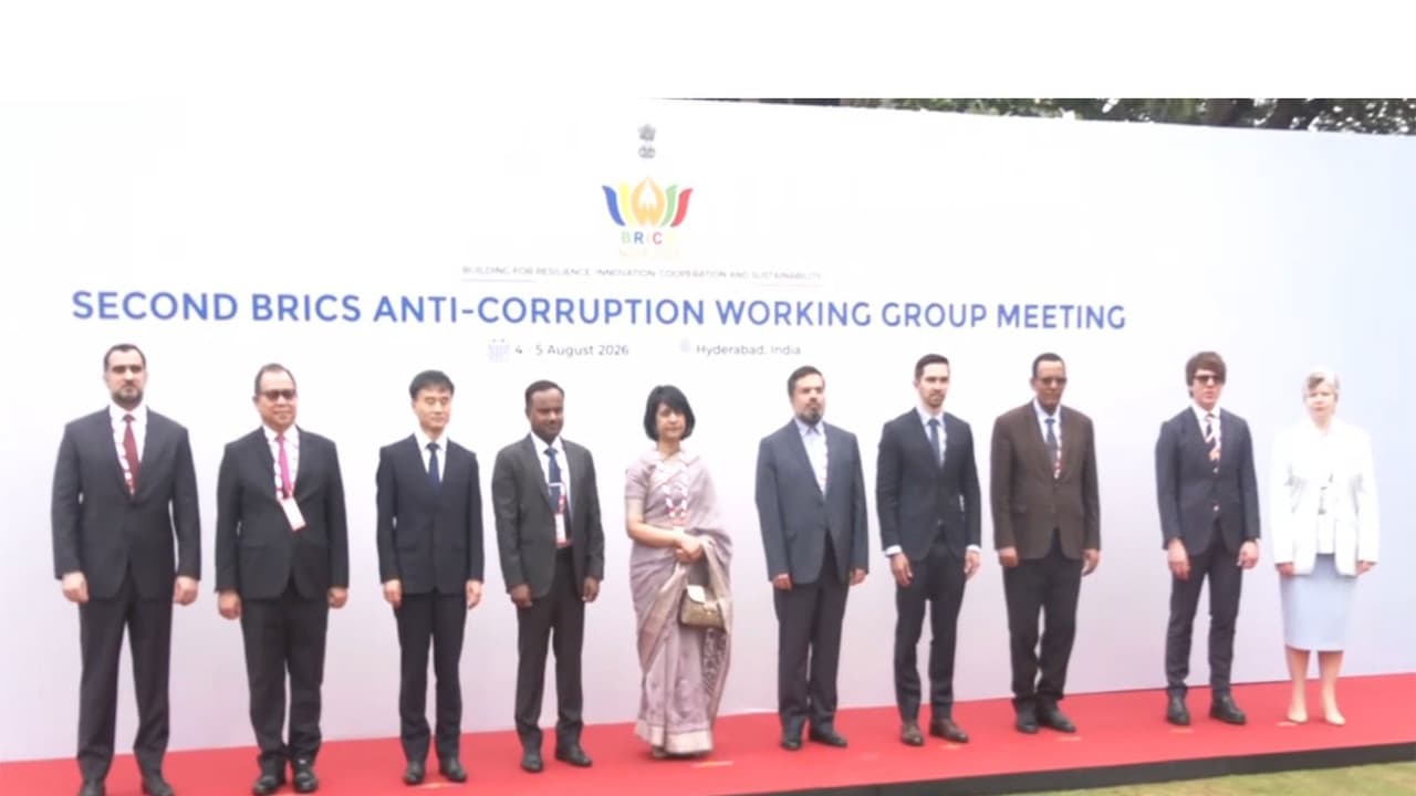Visual from 2nd BRICS Anti Corruption Working Group Meeting In Hyderabad (Photo/ANI) Visual from 2nd BRICS Anti Corruption Working Group Meeting In Hyderabad (Photo/ANI)