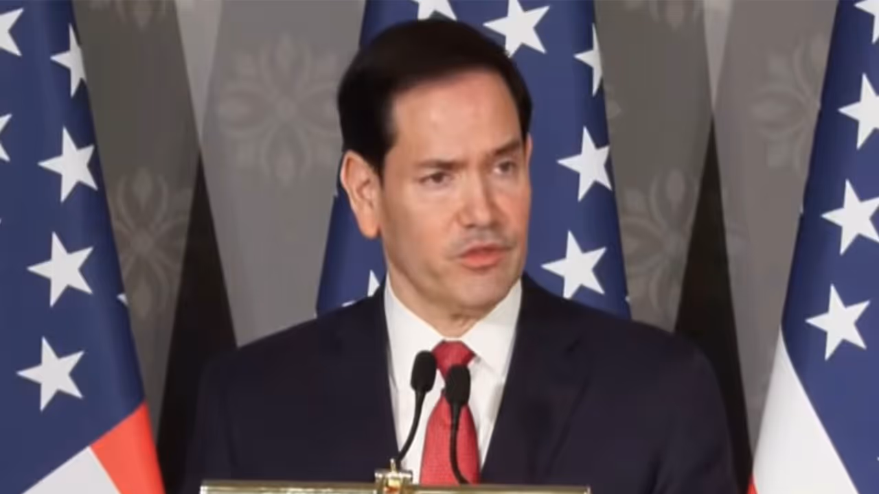 US Secretary of State Marco Rubio addressing joint press conference (Photo/YouTube/MEA) US Secretary of State Marco Rubio addressing joint press conference (Photo/YouTube/MEA)