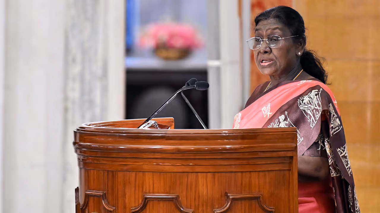 President Draupadi Murmu (File photo/ANI) President Draupadi Murmu (File photo/ANI)