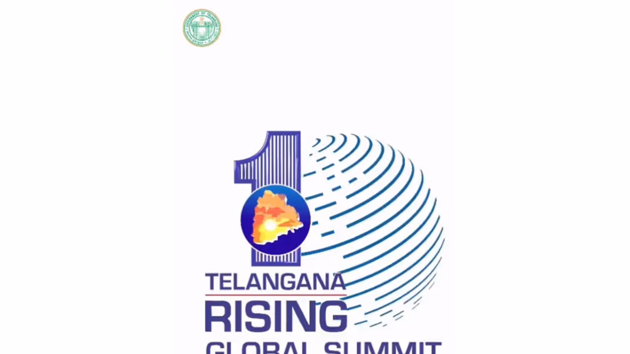 Telangana Rising Global Summit 2025 Logo (Image/@GlobalSummitTG/X) Telangana Rising Global Summit 2025 Logo (Image/@GlobalSummitTG/X)