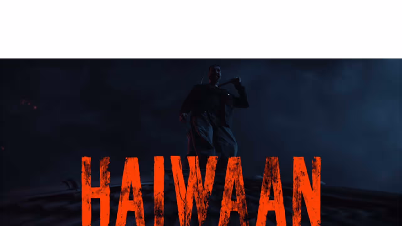 A still from 'Haiwaan' trailer (Photo/Instagram/@akshaykumar) A still from 'Haiwaan' trailer (Photo/Instagram/@akshaykumar)