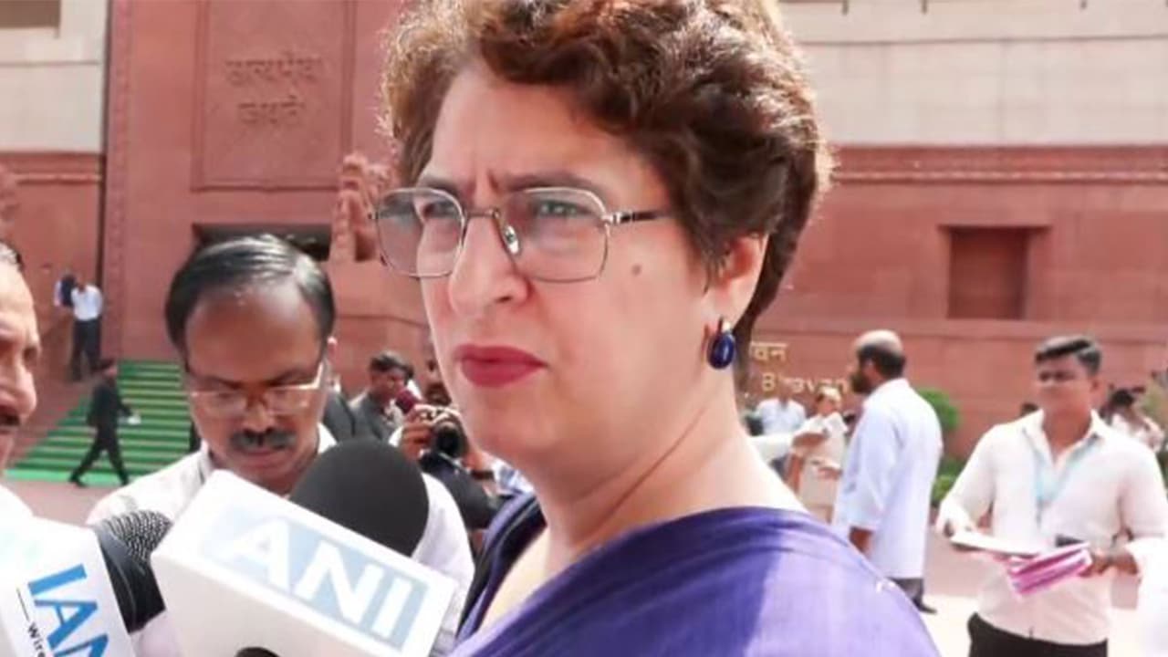 Congress leader Priyanka Gandhi Vadra (Photo/ANI) Congress leader Priyanka Gandhi Vadra (Photo/ANI)