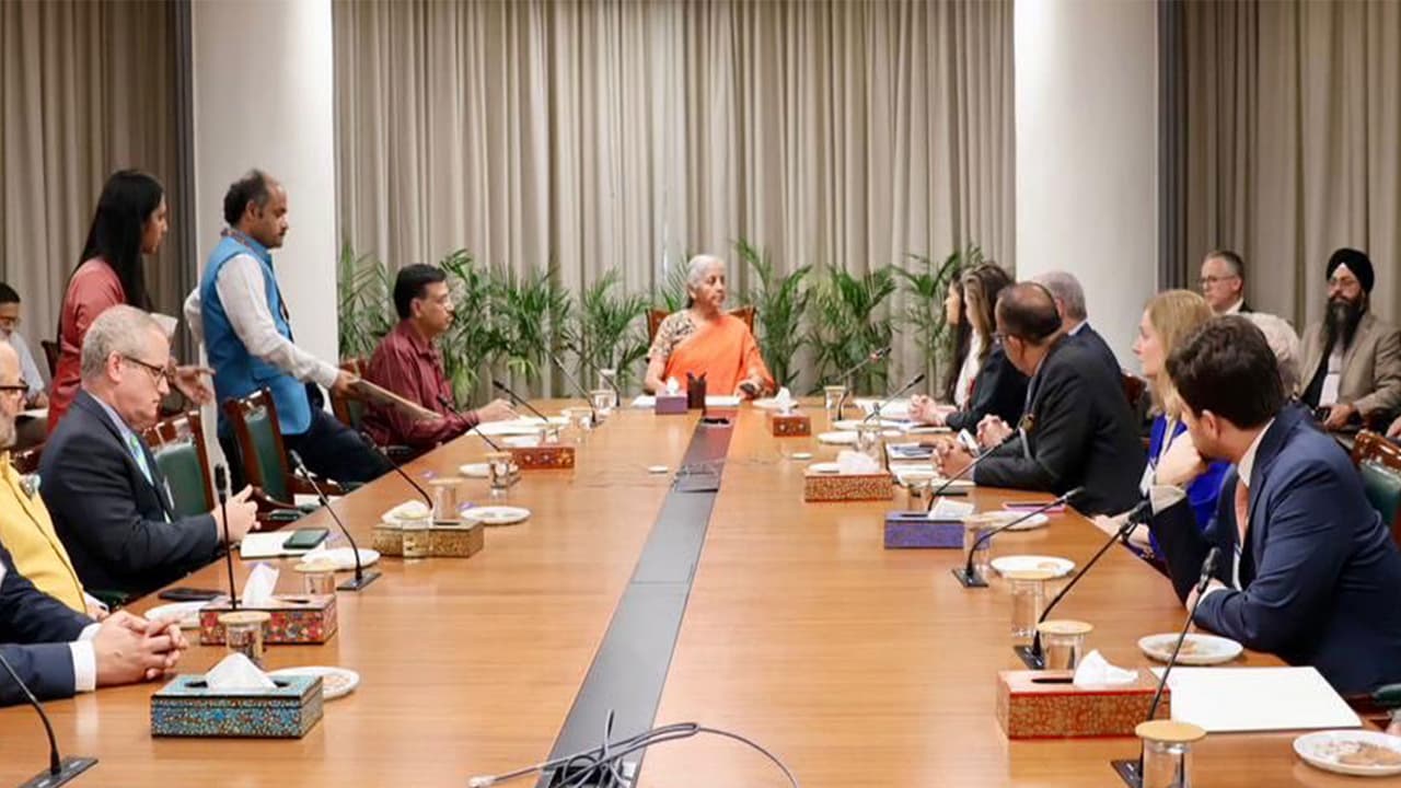 FM Sitharaman holds meeting with US nuclear firms (Photo Finance Ministry) FM Sitharaman holds meeting with US nuclear firms (Photo Finance Ministry)