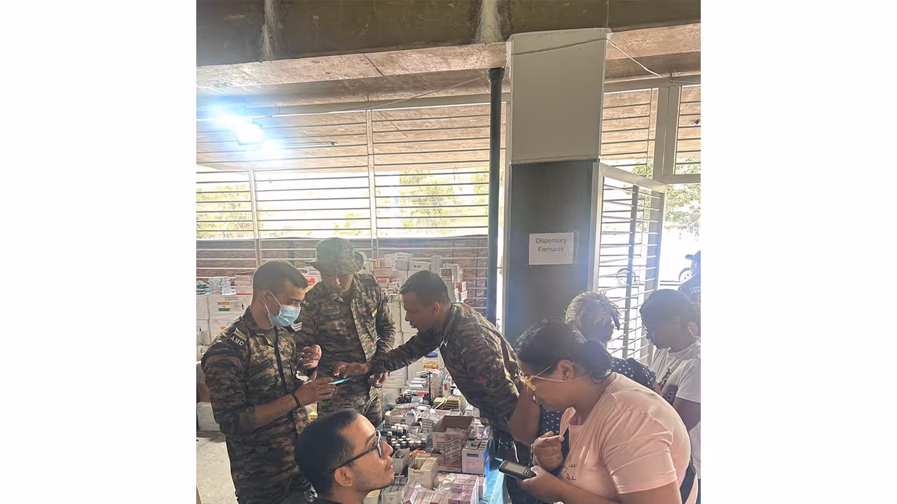 Humanitarian and medical aid being provided at Army Field Hospital in Venezuela under Operation Amistad (Photo/X/#MEAIndia) Humanitarian and medical aid being provided at Army Field Hospital in Venezuela under Operation Amistad (Photo/X/#MEAIndia)