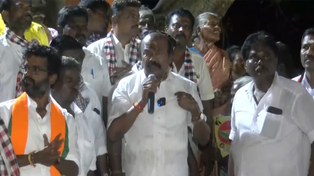 AIADMK candidate from Thiruparangundram Assembly constituency, Rajan Chellappa (Photo/ANI) AIADMK candidate from Thiruparangundram Assembly constituency, Rajan Chellappa (Photo/ANI)