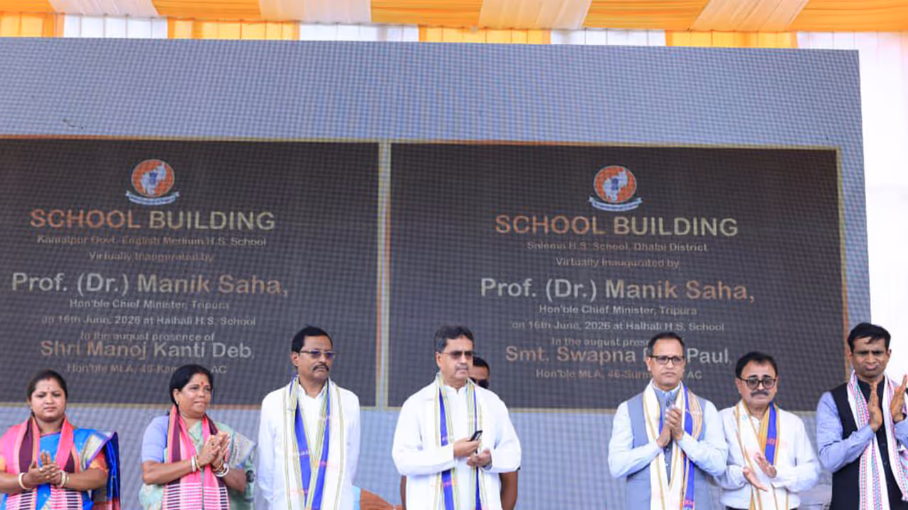 Tripura Chief Minister Manik Saha (Photo/ANI) Tripura Chief Minister Manik Saha (Photo/ANI)