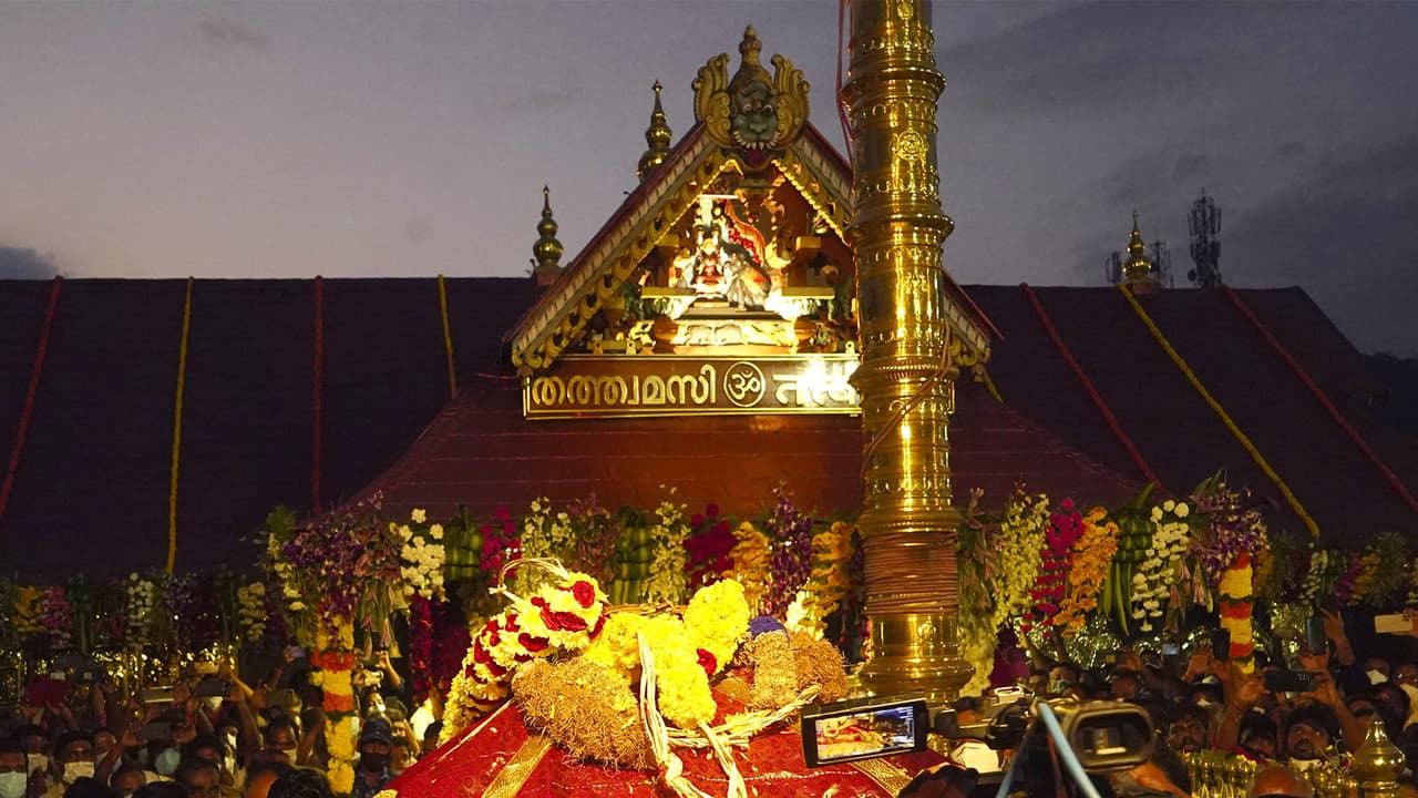 Visual from Sabrimala Temple (Photo/ANI) Visual from Sabrimala Temple (Photo/ANI)