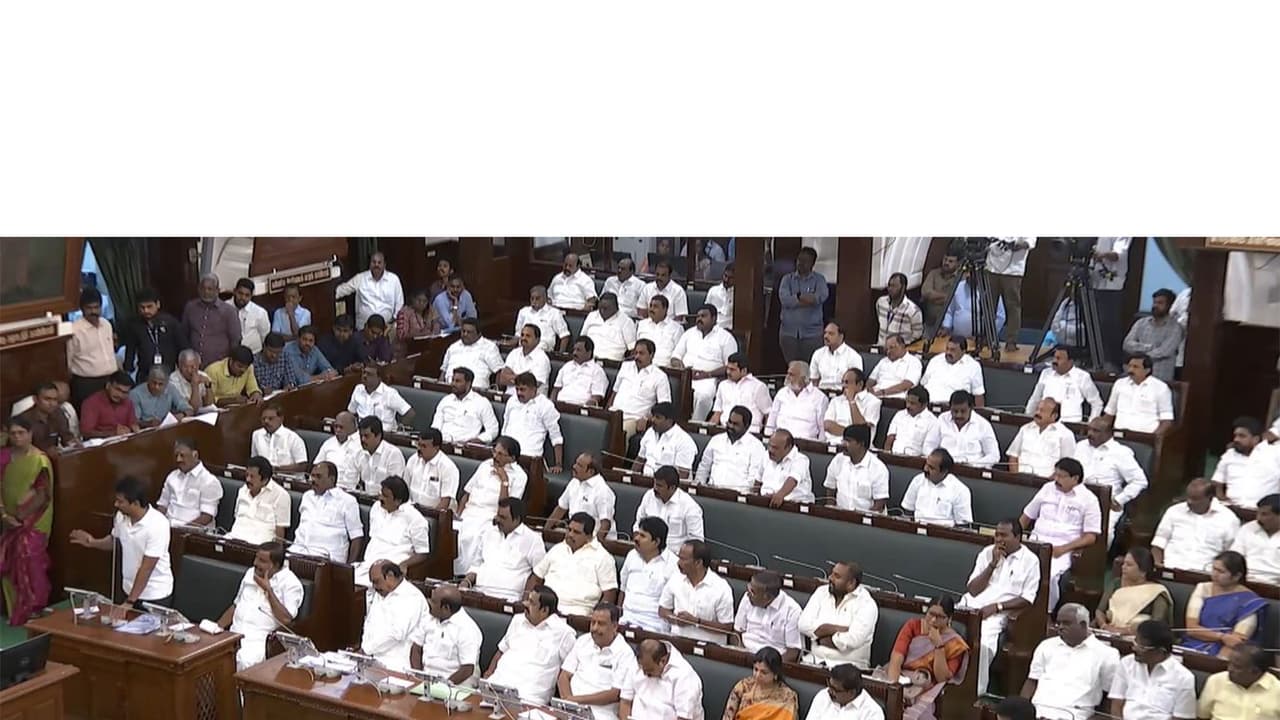 Visual from Tamil Nadu Assembly (Photo/Tamil Nadu Assembly YouTube) Visual from Tamil Nadu Assembly (Photo/Tamil Nadu Assembly YouTube)