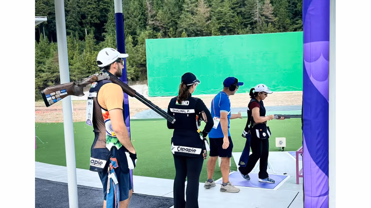 Indian shooters in action. (Photo: NRAI) Indian shooters in action. (Photo: NRAI)