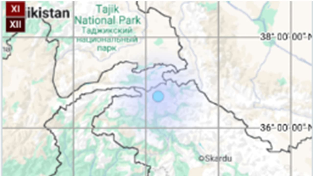 Earthquake in Leh (Photo/X/@NCS_Earthquake) Earthquake in Leh (Photo/X/@NCS_Earthquake)
