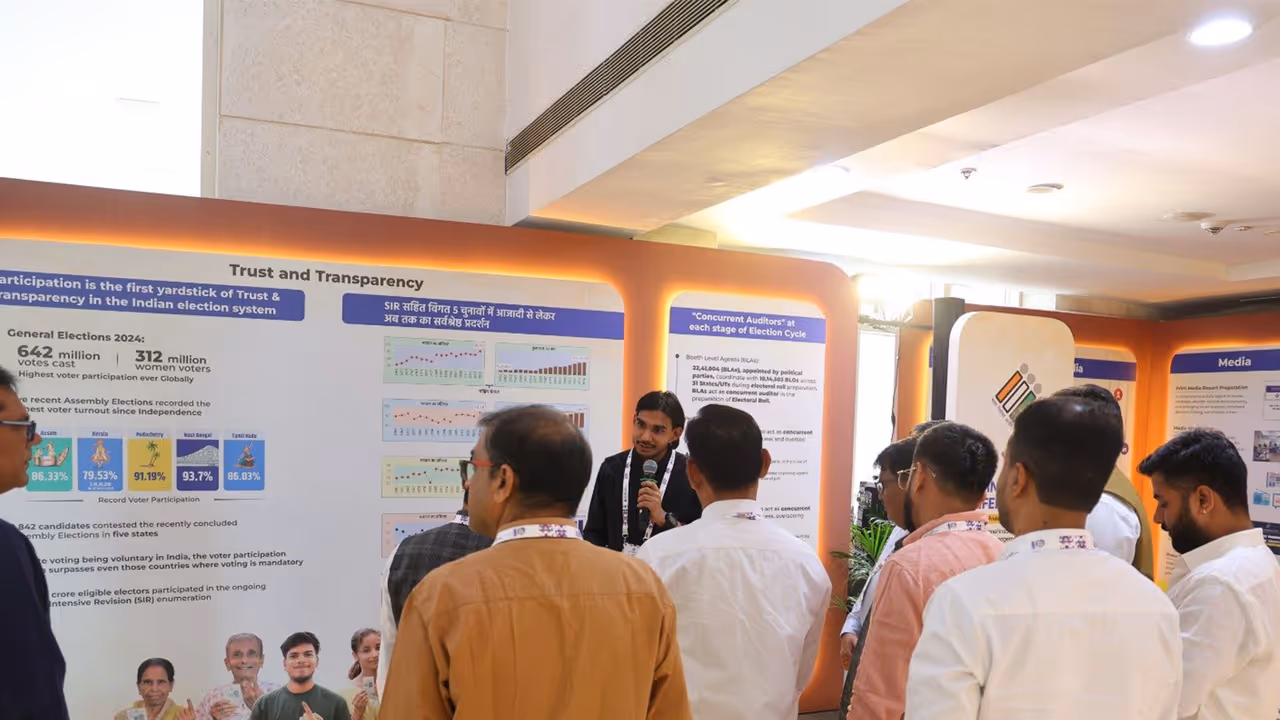ECI organises first All India Media Conference 2026 (Photo/X@ECISVEEP) ECI organises first All India Media Conference 2026 (Photo/X@ECISVEEP)