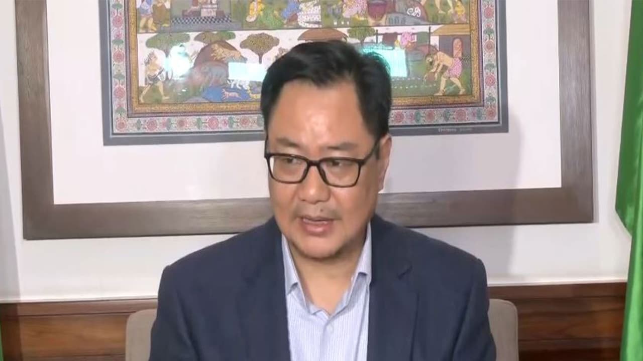 Union Minister of Parliamentary Affairs Kiren Rijiju (Photo/ANI) Union Minister of Parliamentary Affairs Kiren Rijiju (Photo/ANI)