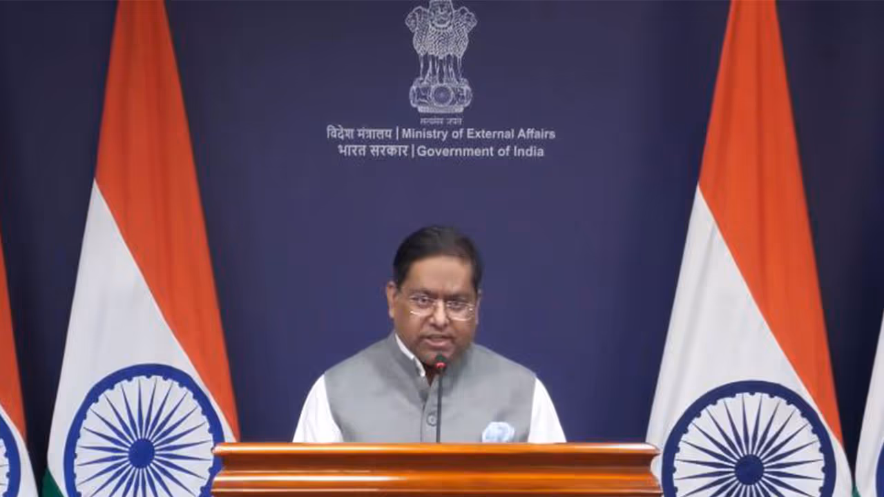 Ministry of External Affairs Spokesperson Randhir Jaiswal (Photo/Youtube@MEAIndia) Ministry of External Affairs Spokesperson Randhir Jaiswal (Photo/Youtube@MEAIndia)