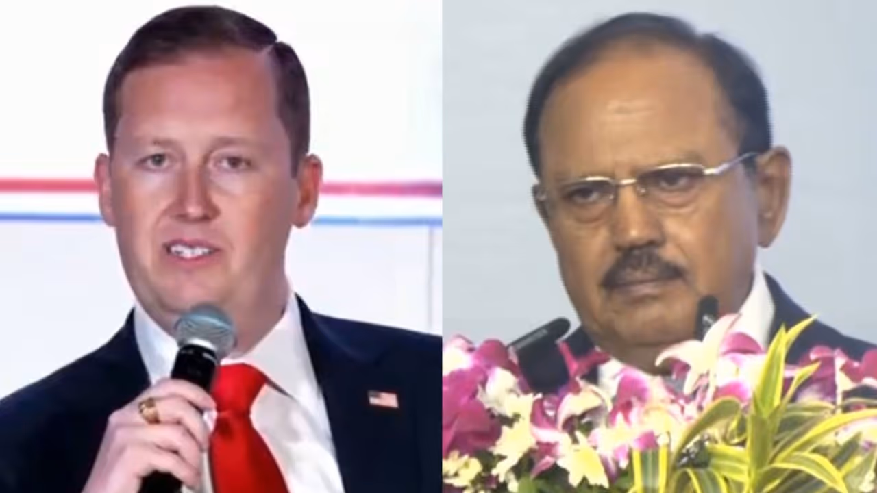 US Ambassador to India Sergio Gor holds discussions with National Security Advisor Ajit Doval in New Delhi. (File Photo/ANI) US Ambassador to India Sergio Gor holds discussions with National Security Advisor Ajit Doval in New Delhi. (File Photo/ANI)