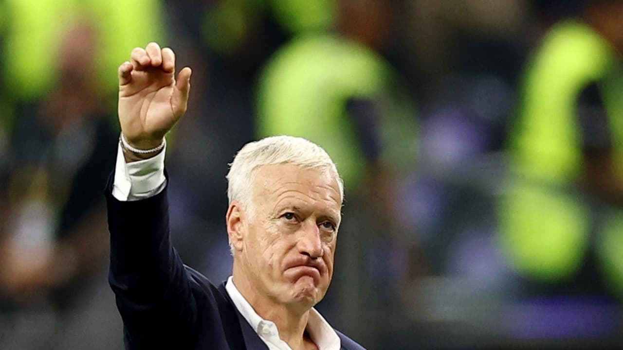 France coach Didier Deschamps looks dejected after the match as France are eliminated from the World Cup. (Photo: REUTERS) France coach Didier Deschamps looks dejected after the match as France are eliminated from the World Cup. (Photo: REUTERS)