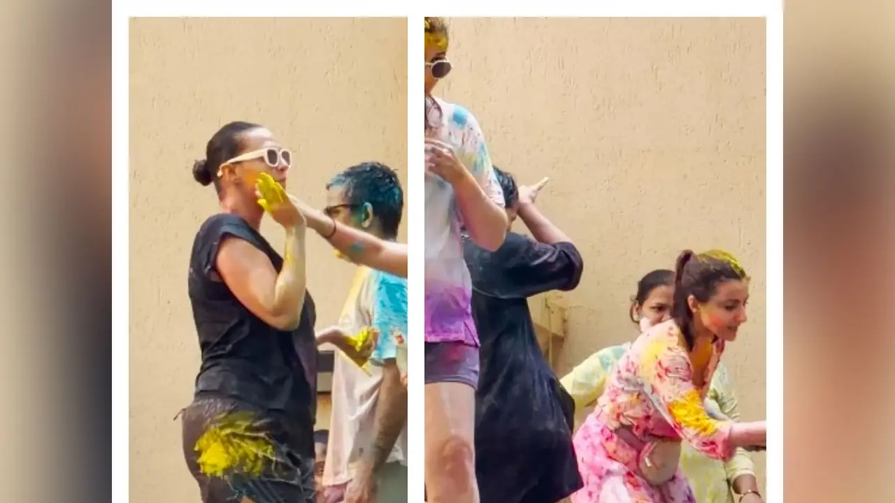 Actors Neha Dhupia and Soha Ali Khan (Image source: ANI) Actors Neha Dhupia and Soha Ali Khan (Image source: ANI)