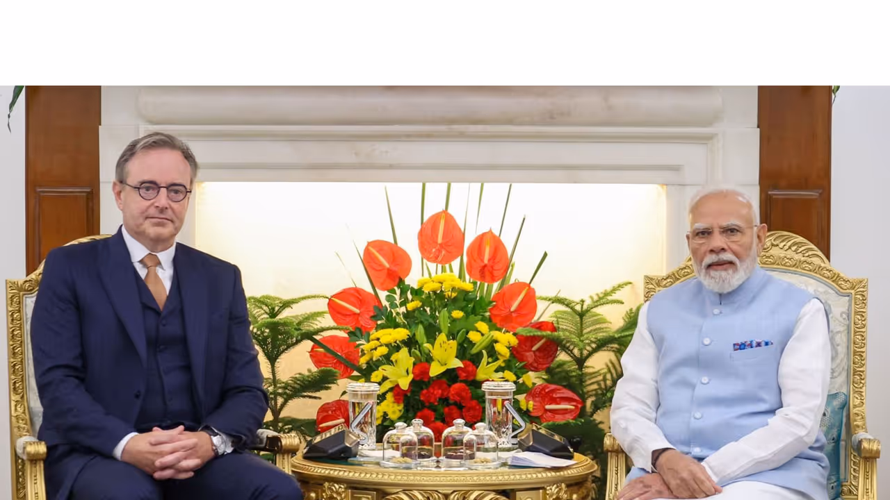 Prime Minister Narendra Modi with Belgian counterpart Bart De Wever (Photo/X@NarendraModi) Prime Minister Narendra Modi with Belgian counterpart Bart De Wever (Photo/X@NarendraModi)