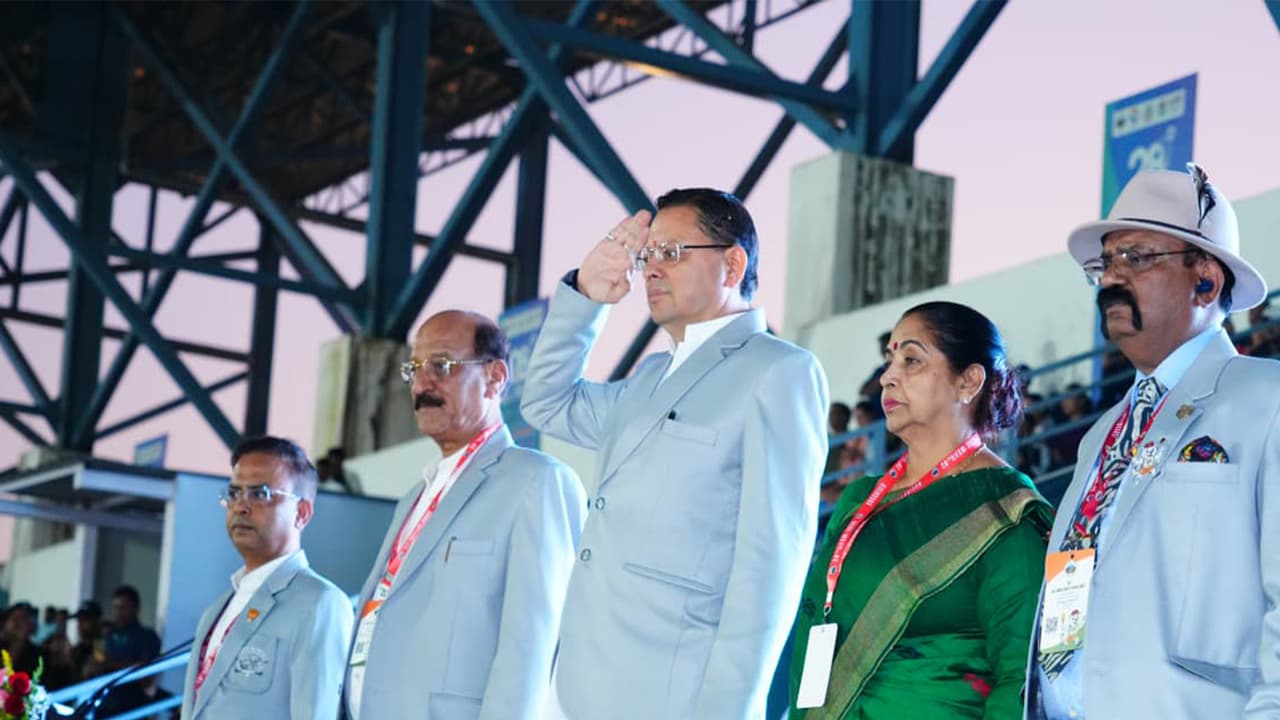 Uttarakhand Chief Minister Pushkar Singh Dhami attends All India Forest Sports and Cultural Meet 2025 in Dehradun (Photo/ANI) Uttarakhand Chief Minister Pushkar Singh Dhami attends All India Forest Sports and Cultural Meet 2025 in Dehradun (Photo/ANI)