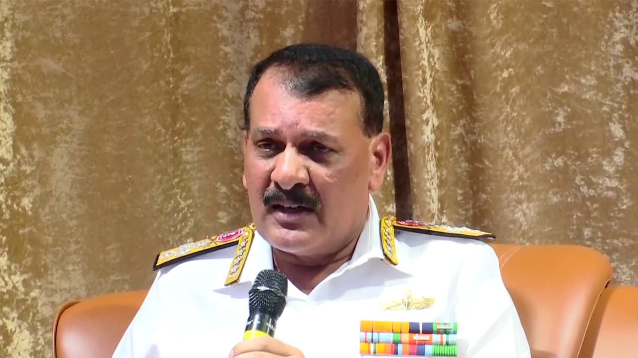 Chief of Naval Staff Admiral Dinesh K. Tripathi (Photo/ANI) Chief of Naval Staff Admiral Dinesh K. Tripathi (Photo/ANI)