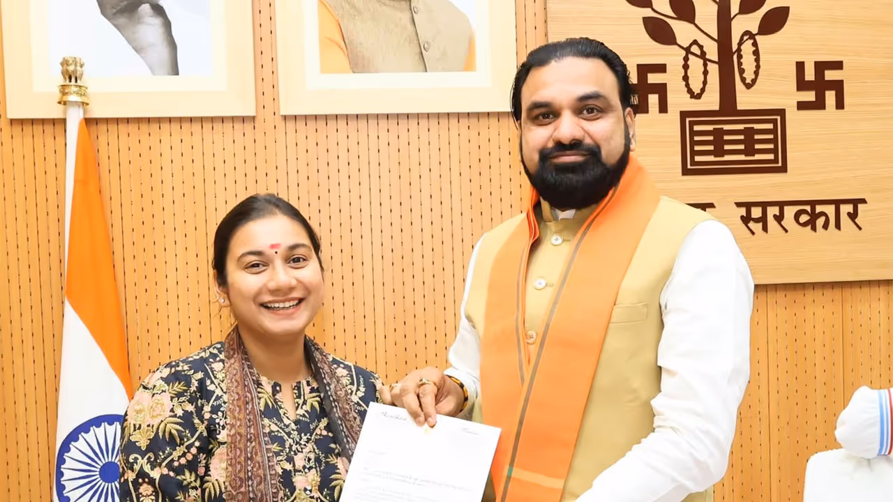 LJP(RV) Shambhavi Choudhary on Thursday met Bihar Chief Minister of Samrat Choudhary (Photo/Office of Shambhavi Choudhary) LJP(RV) Shambhavi Choudhary on Thursday met Bihar Chief Minister of Samrat Choudhary (Photo/Office of Shambhavi Choudhary)