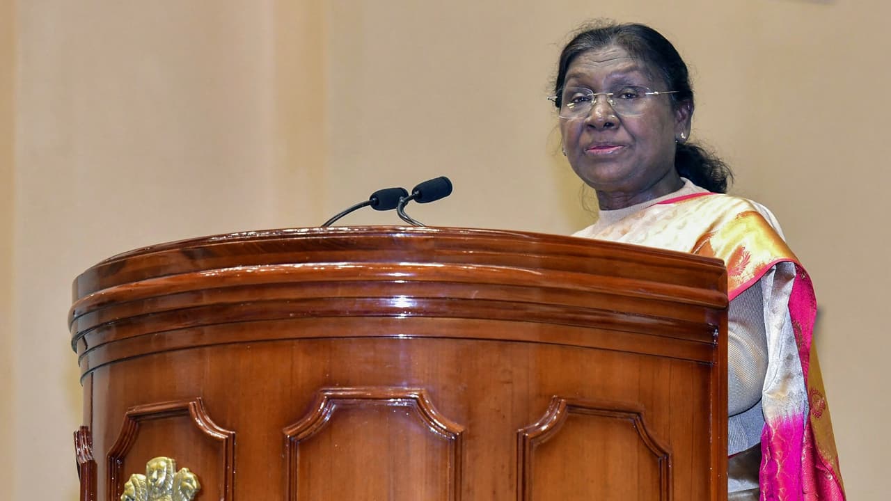 President Droupadi Murmu (File photo/ANI) President Droupadi Murmu (File photo/ANI)