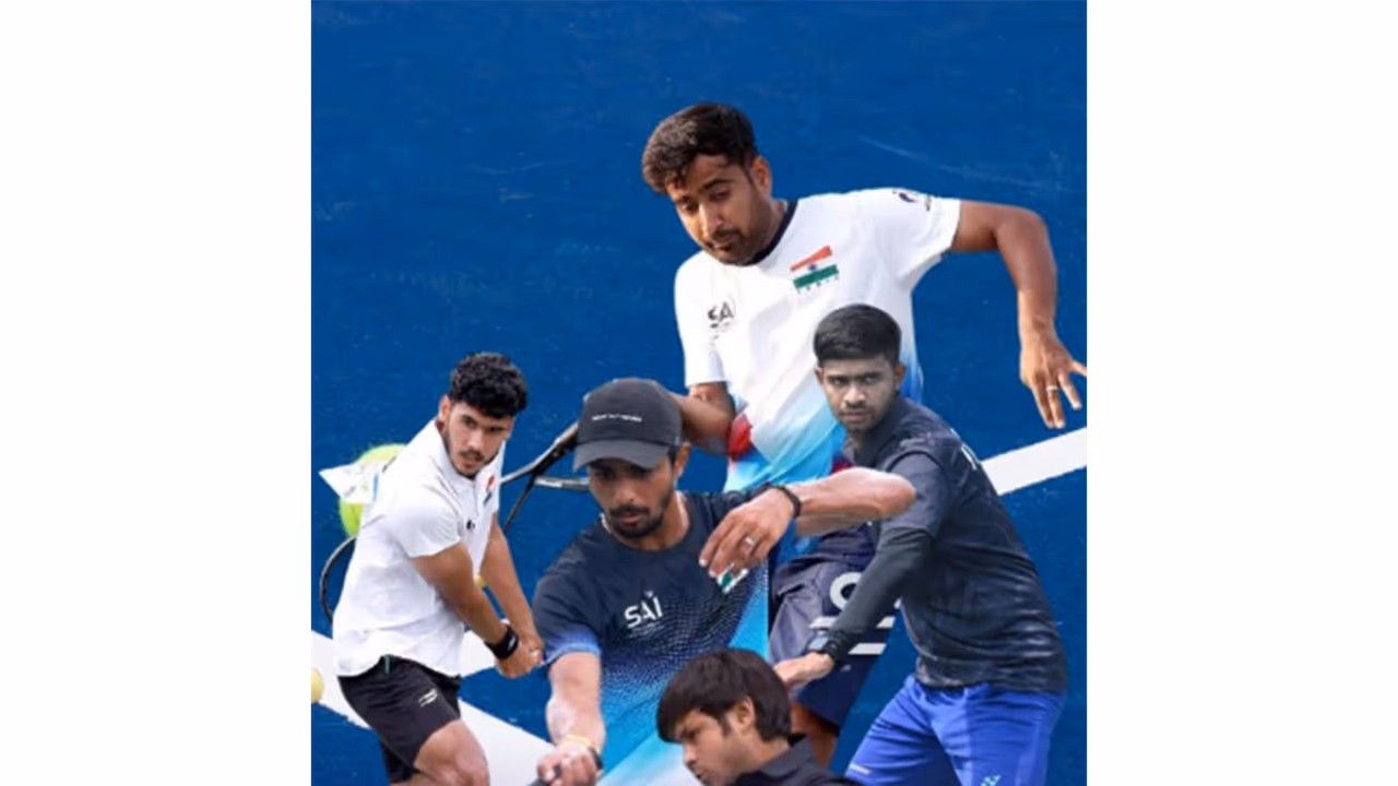 Indian Men's Soft Tennis team. (Photo:X/@Media_SAI) Indian Men's Soft Tennis team. (Photo:X/@Media_SAI)
