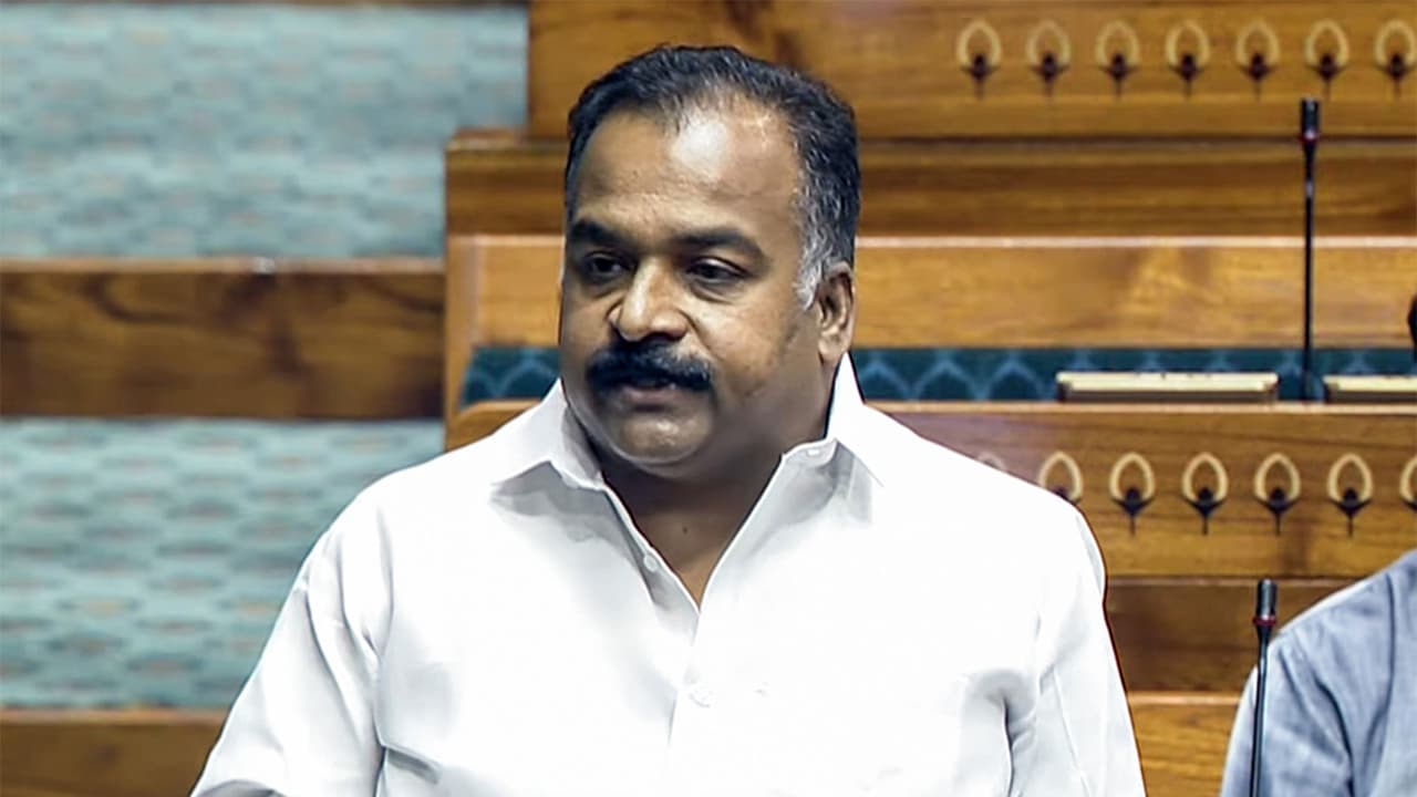 Congress MP Manickam Tagore (File Photo/ANI) Congress MP Manickam Tagore (File Photo/ANI)