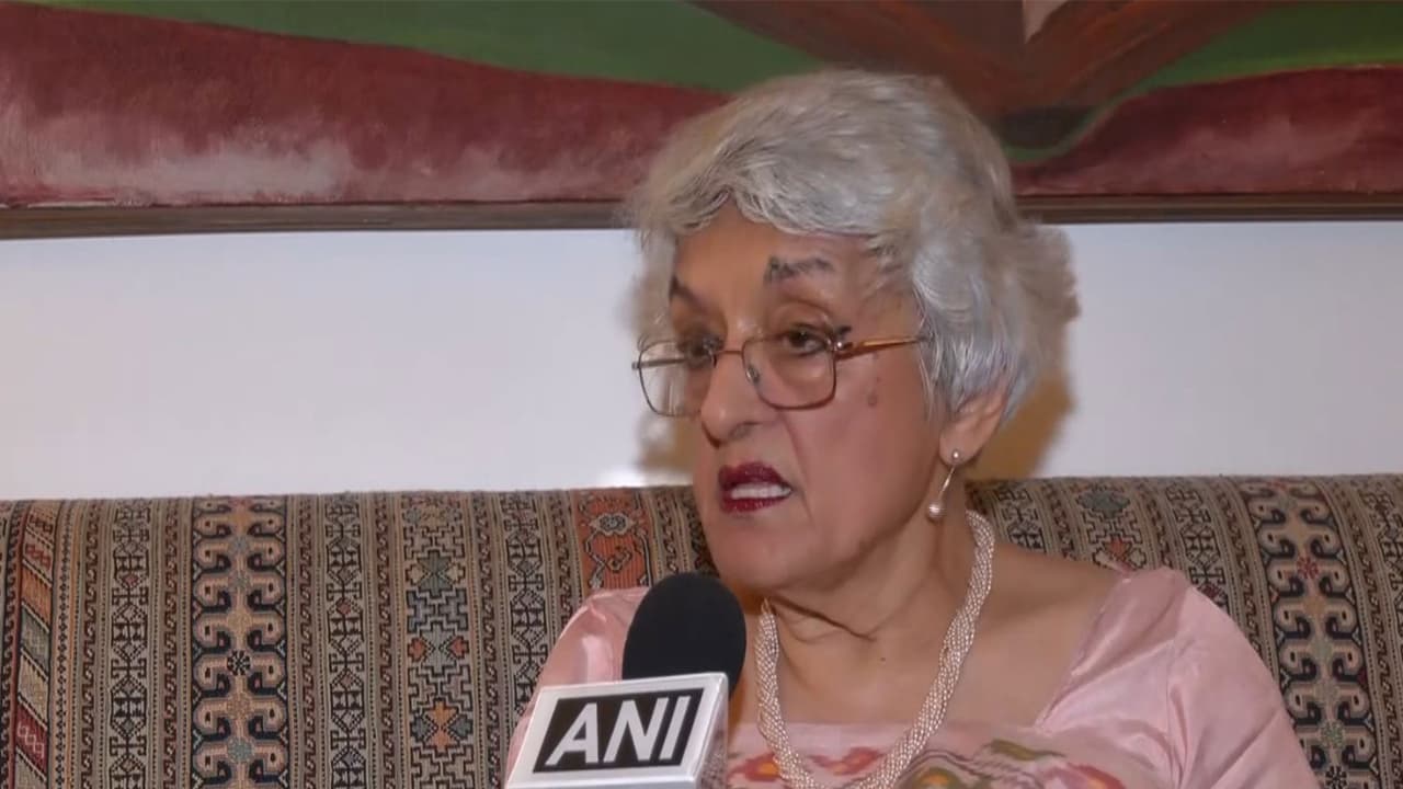 Former Indian diplomat Veena Sikri (Photo/ANI) Former Indian diplomat Veena Sikri (Photo/ANI)