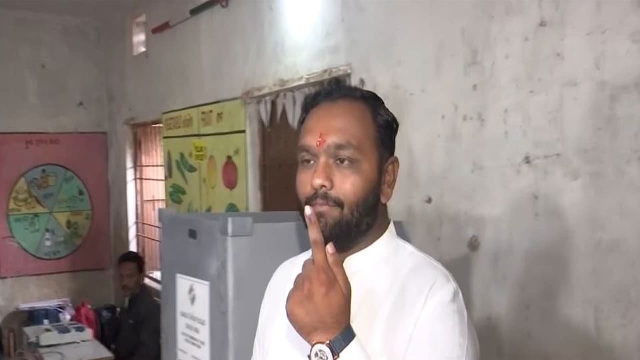 BJP candidate for Nuapada Assembly by elections, Jay Dholakia (Photo/ANI) BJP candidate for Nuapada Assembly by elections, Jay Dholakia (Photo/ANI)