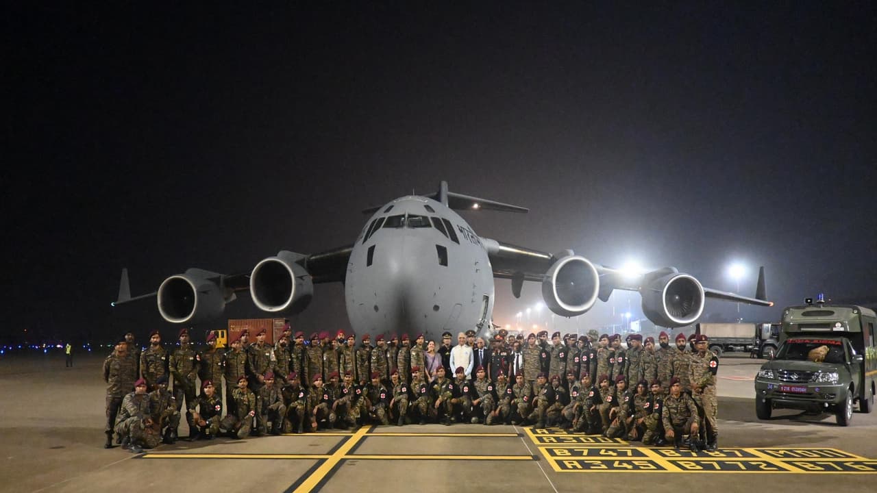 Indian Army contingent arrives in Sri Lanka for HADR ops (Photo/Indian Army) Indian Army contingent arrives in Sri Lanka for HADR ops (Photo/Indian Army)