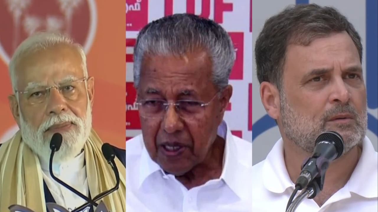 PM Narendra Modi, Keralam CM Pinarayi Vijayan and Congress leader Rahul Gandhi (Photo/ANI) PM Narendra Modi, Keralam CM Pinarayi Vijayan and Congress leader Rahul Gandhi (Photo/ANI)